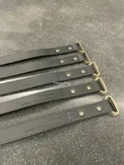 【現貨】【過驗】巴黎 BLC 25SS 秀款 黃銅做舊開瓶器開罐器頭層牛皮 皮帶腰帶 140cm：圖片 6