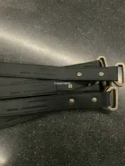 【現貨】【過驗】巴黎 BLC 25SS 秀款 黃銅做舊開瓶器開罐器頭層牛皮 皮帶腰帶 140cm：圖片 7