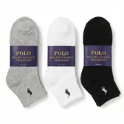 【預售】【一組六雙】Polo Ra1ph Lauren 小馬刺繡 簡約素色 短襪踝襪小腿襪棉襪襪子 三色：圖片 2