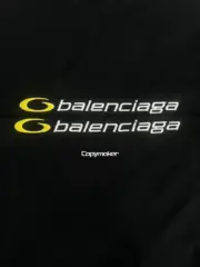 【618新品】巴黎 BLC 25SS 循環刺繡logo單環四面刺繡 短袖T恤 二色：圖片 8