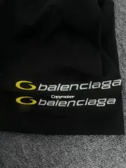 【618新品】巴黎 BLC 25SS 循環刺繡logo單環四面刺繡 短袖T恤 二色：圖片 9