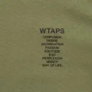 【預售】WTAPS INGREDIENTS/SPEC/SS 隱藏款 印花字母 素色短袖T恤：圖片 6