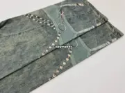 【預售】Acne Studios 25SS 蕾絲珍珠鍊條3D印花 牛仔褲工裝褲 1981M 男女同款：圖片 18