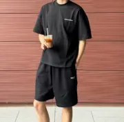 【現貨】巴黎 BLC 22SS 經典 可樂波浪刺繡 短褲棉褲運動褲休閒褲：圖片 2