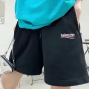 【現貨】巴黎 BLC 22SS 經典 可樂波浪刺繡 短褲棉褲運動褲休閒褲：圖片 4