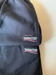 【現貨】巴黎 BLC 22SS 經典 可樂波浪刺繡 短褲棉褲運動褲休閒褲：圖片 5