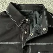 PRA 23FW 經典KF三角標 撞色 白線 口袋 襯衫夾克外套：圖片 9