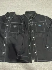 PRA 23FW 經典KF三角標 撞色 白線 口袋 襯衫夾克外套：圖片 17