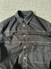 PRA 23FW 經典KF三角標 撞色 白線 口袋 襯衫夾克外套：圖片 19