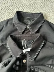 PRA 23FW 經典KF三角標 撞色 白線 口袋 襯衫夾克外套：圖片 20