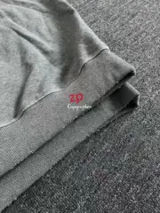 【預售】【福利回饋】PRA 24FW 仿舊水洗印花 後背三角標貼布 衛衣大學T長袖 灰色：圖片 8