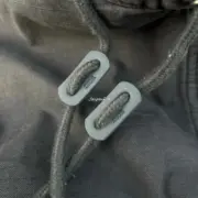 【現貨】D1OR 24FW 刺繡logo 重磅石墨水洗做舊 連帽夾克外套：圖片 15