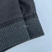 【現貨】D1OR 24FW 刺繡logo 重磅石墨水洗做舊 連帽夾克外套：圖片 16