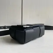 【預售】【原廠皮】BV家 Mini Cassette 牛皮編織 /磁釦 小方包單肩包側背包小包 黑色：圖片 9