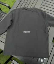 【預售】【福利回饋】Acne Studios 25FW 矽膠logo經典字母 簡約素色 圓領衛衣大學長袖T恤：圖片 6