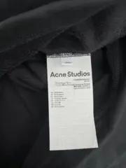 【預售】【福利回饋】Acne Studios 25FW 矽膠logo經典字母 簡約素色 圓領衛衣大學長袖T恤：圖片 7