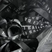 巴黎 BLC 24FW 雙環字母Logo  帆布腰帶皮帶 165CM：圖片 4