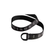 巴黎 BLC 24FW 雙環字母Logo  帆布腰帶皮帶 165CM：圖片 3