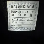 【618新品】巴黎 BLC 25SS Monday 16代 時尚復古 老爹鞋休閒鞋 黑色：圖片 14