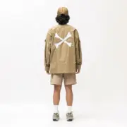 WTAPS 22AW SCOUT LS NYCO TUSSAH 骨頭 圓領 長袖 襯衫風衣衝鋒衣：圖片 7