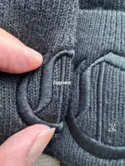 【現貨】【過驗】Chrome Hearts 26SS 刺繡梵文字母 CH 克羅心 羊毛混紡毛帽冷帽帽子：圖片 8