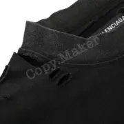 【現貨】【福利回饋】巴黎 BLC 22SS 日曆 雙層破洞 破壞 補丁 字母 短袖 T恤：圖片 3