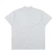 【現貨】【福利回饋】巴黎 BLC 22SS 日曆 雙層破洞 破壞 補丁 字母 短袖 T恤：圖片 7