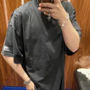 【現貨】【福利回饋】巴黎 BLC 22SS 日曆 雙層破洞 破壞 補丁 字母 短袖 T恤