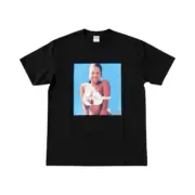 【預售】Sup SS25 Aphex Twin Windowlocker Tee 比基尼女郎人像 後背字母 短袖T恤 黑/白：圖片 3