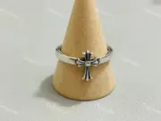【現貨】Chrome Hearts Bubblgm CH CRS 泡泡糖鏤空十字架 925純銀 戒指 克羅心：圖片 3
