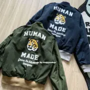 Human made 22SS 虎頭 徽章 刺繡 MA-1 飛行夾克 外套：圖片 12