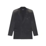 巴黎 BLC 21FW  復古水洗做舊 棉服西裝夾克外套：圖片 13