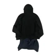 巴黎 BLC 22FW 秀款 XXXL 水洗褪色 下擺內搭 刺繡帽T連帽衛衣 3XL 杰倫同款：圖片 4