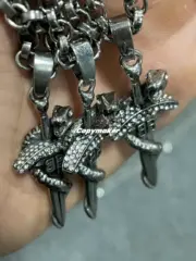 【現貨】巴黎 BLC 25SS 蛇年限定 靈蛇纏繞寶劍項鍊吊墜 做舊銀 黃銅：圖片 10