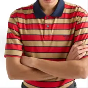 【現貨】【福利回饋】PRA 25SS 條紋 小logo Polo衫短袖T恤 絲光棉：圖片 3