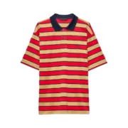 【現貨】【福利回饋】PRA 25SS 條紋 小logo Polo衫短袖T恤 絲光棉：圖片 2