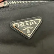 【現貨】【全套包裝】PRA 24FW 簡約素色 三角標logo 長袖襯衫夾克 黑色：圖片 6