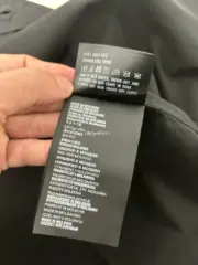 【現貨】【全套包裝】PRA 24FW 簡約素色 三角標logo 長袖襯衫夾克 黑色：圖片 13