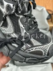 【預售】巴黎 BLC 3XL 時尚復古作舊 增高 老爹鞋 休閒鞋 XXXL 黑銀色：圖片 13