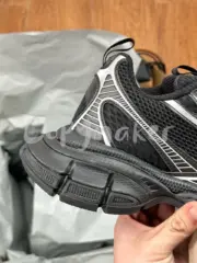 【預售】巴黎 BLC 3XL 時尚復古作舊 增高 老爹鞋 休閒鞋 XXXL 黑銀色：圖片 14