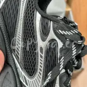 【預售】巴黎 BLC 3XL 時尚復古作舊 增高 老爹鞋 休閒鞋 XXXL 黑銀色：圖片 19