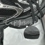 【預售】巴黎 BLC 3XL 時尚復古作舊 增高 老爹鞋 休閒鞋 XXXL 黑銀色：圖片 23