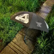 PALACE 22FW Shop Umbrella Black 三角logo 碳纖維 雨傘洋傘：圖片 3