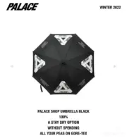 PALACE 22FW Shop Umbrella Black 三角logo 碳纖維 雨傘洋傘：圖片 6