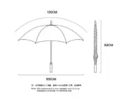 PALACE 22FW Shop Umbrella Black 三角logo 碳纖維 雨傘洋傘：圖片 10