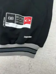 【現貨】巴黎 BLC 25FW Football 3B刺繡 水洗帽T連帽衛衣帽衫 黑色：圖片 12