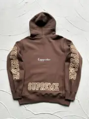 【預售】Sup FW24 Collegiate Sleeve Hooded Sweatshirt 麒麟臂發泡印花連帽衛衣帽踢長袖 四色：圖片 11