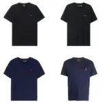 【預售】【福利回饋免運】Ra1ph Lauren Polo 小馬刺繡logo 簡約素色 短袖T恤 海軍藍/黑色