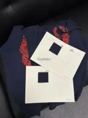 【預售】【福利回饋】Chrome Hearts 24FW 馬蹄十字花梵文字母 連帽衛衣帽衫帽T 克羅心 深藍色：圖片 6