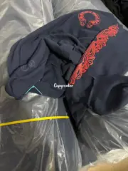 【預售】【福利回饋】Chrome Hearts 24FW 馬蹄十字花梵文字母 連帽衛衣帽衫帽T 克羅心 深藍色：圖片 7